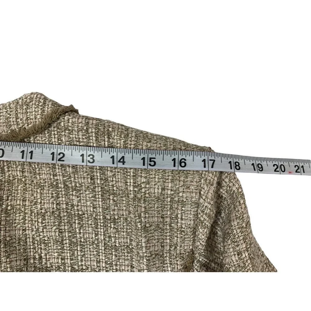 Chicos Women's Tan Blazer Top - Picture 6 of 7